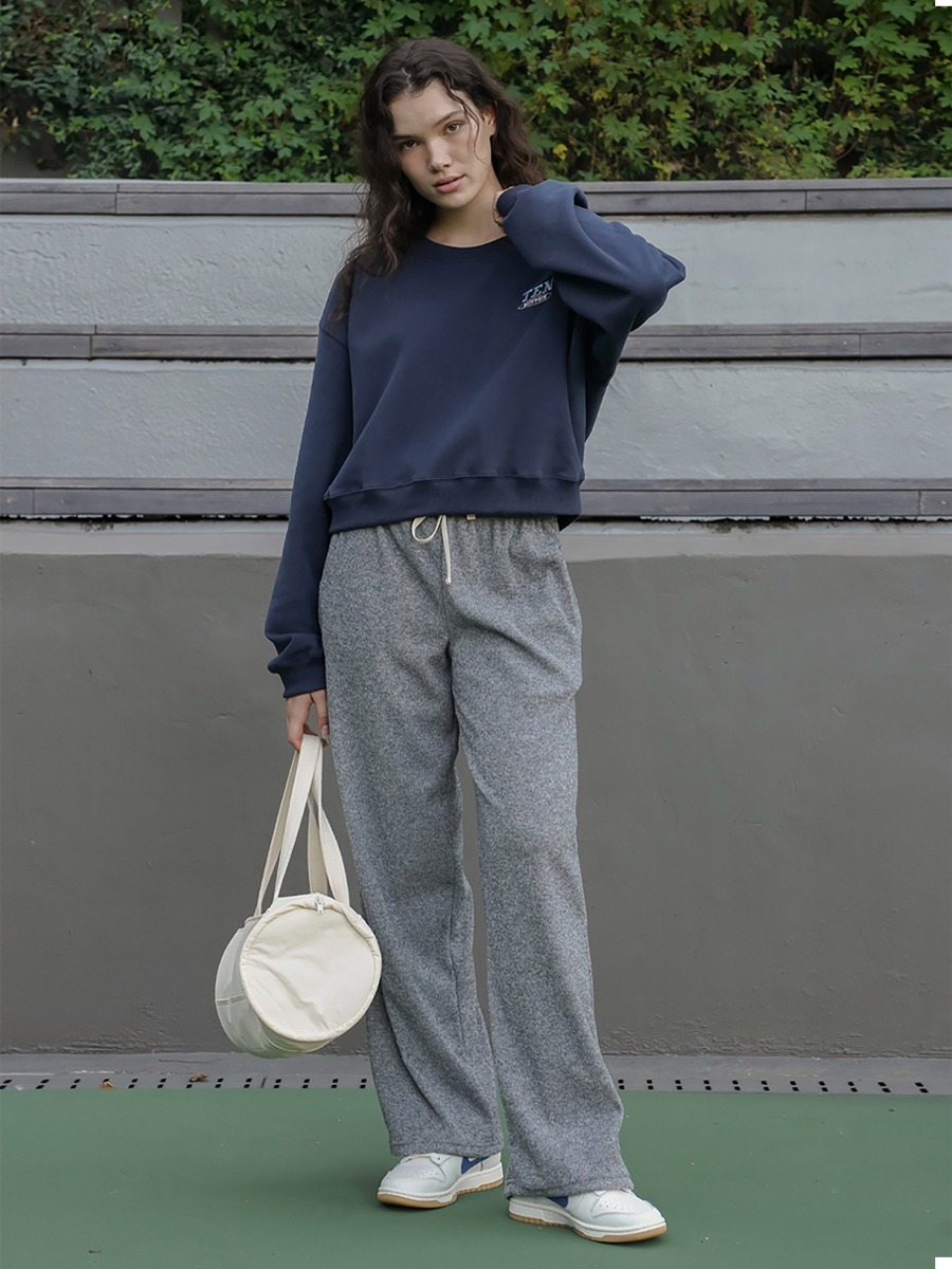 TEN knit pants -grey