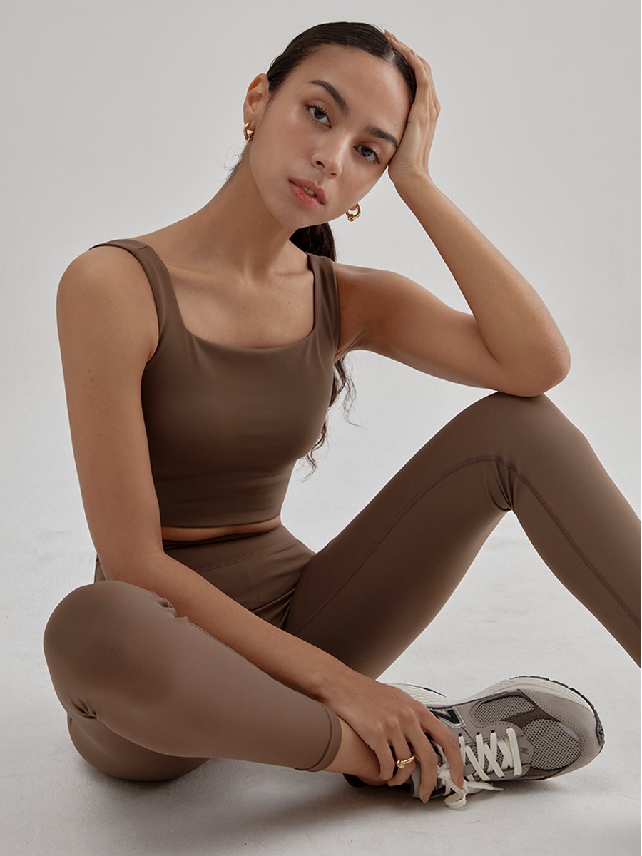 gentle movement leggings-toasted brown